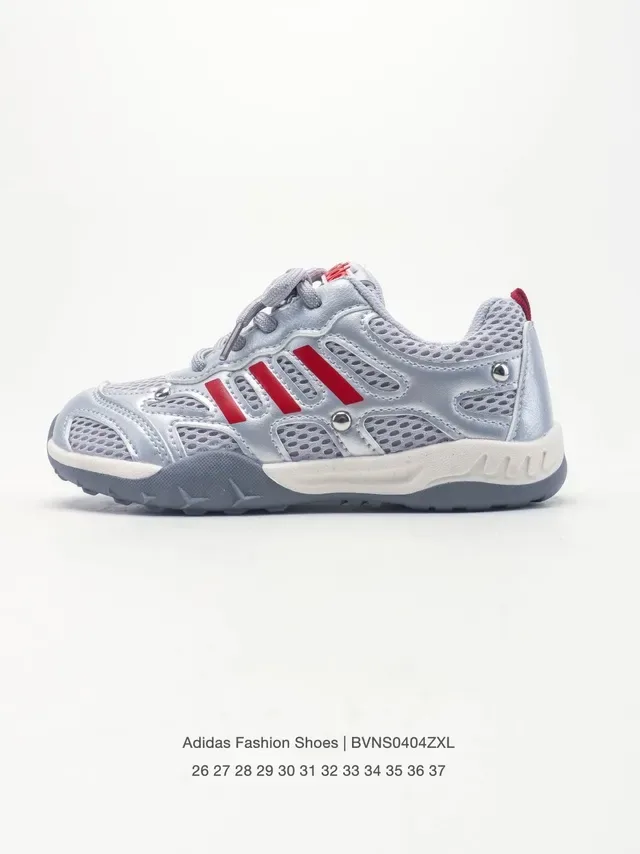 Adidas 灰粉 网面鞋面 三道杠覆层 生活方式运动鞋 12
