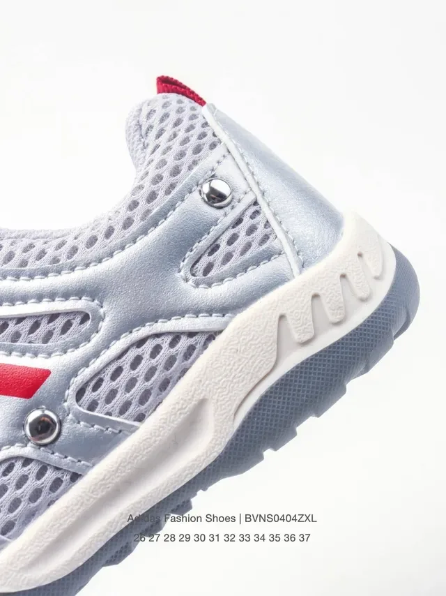 Adidas 灰粉 网面鞋面 三道杠覆层 生活方式运动鞋 18
