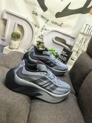 Adidas Hyperboost Gray Black Running Shoes 9
