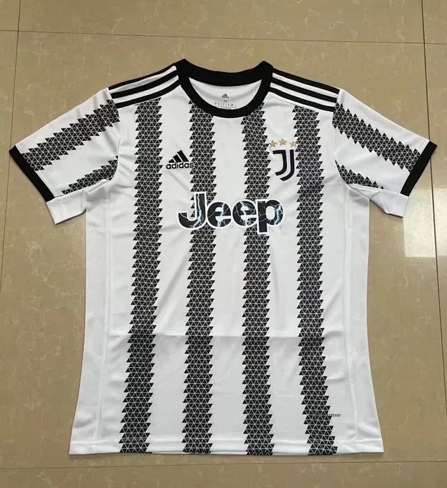 Adidas Juventus 2020–21 Home White Black Geometric Striped Jersey 2