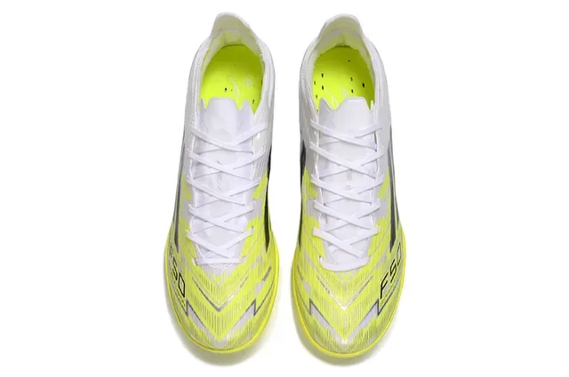 Adidas Liga Strike White Yellow Turf Soccer Shoes 2