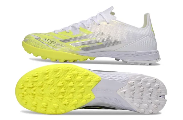 Adidas Liga Strike White Yellow Turf Soccer Shoes 6