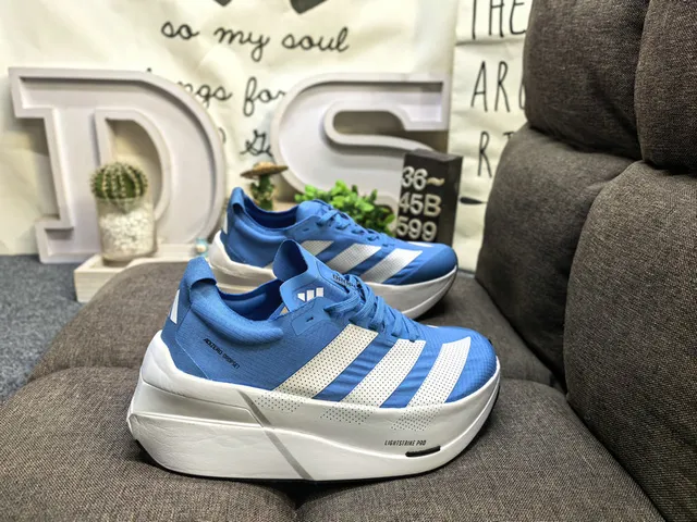 Adidas Lightstrike Pro White Gold Purple Running Shoes 11