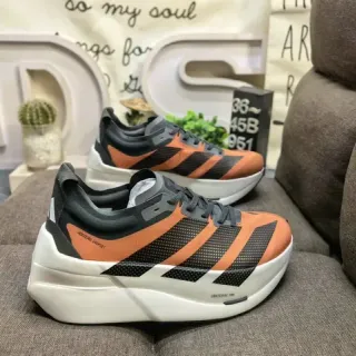 Adidas Orange Black Thick Sculpted Midsole Engineered Mesh Upper Lifestyle Sneakers — Adidas Lifestyle Sneakers photo from the Yupoo catalog