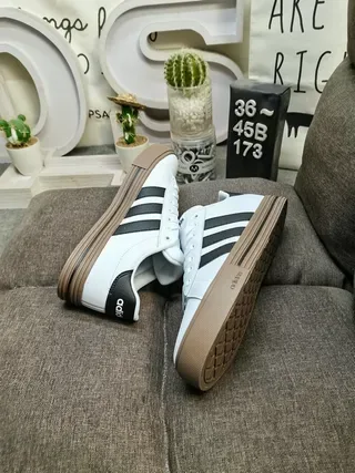 Adidas Pink Purple Low-Top Three-Stripe Side Panel Lifestyle Sneakers 6
