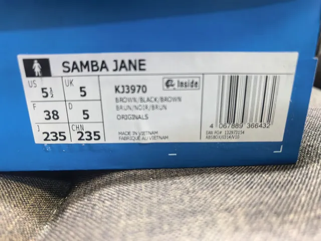 Adidas Samba Chaussures Mary Jane Noires et Crème 2