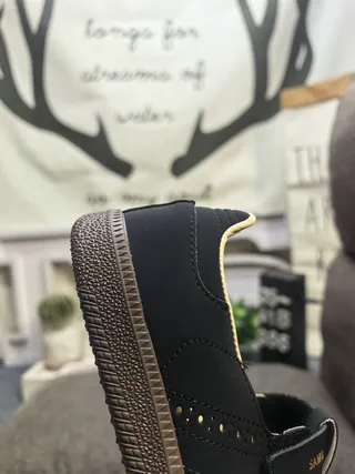 Adidas Samba Chaussures Mary Jane Noires et Crème 3