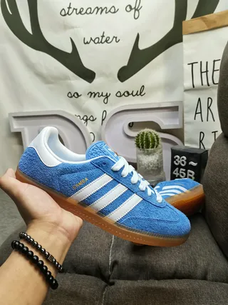 Adidas Samba حذاء رياضي أزرق من السويد 5