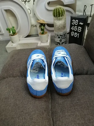 Adidas Samba حذاء رياضي أزرق من السويد 8
