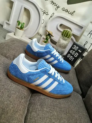 Adidas Samba حذاء رياضي أزرق من السويد 9