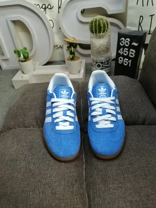 Adidas Samba حذاء رياضي أزرق من السويد 10