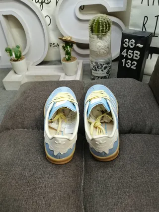 Adidas Samba OG Tênis Lifestyle Camurça Azul Claro 8