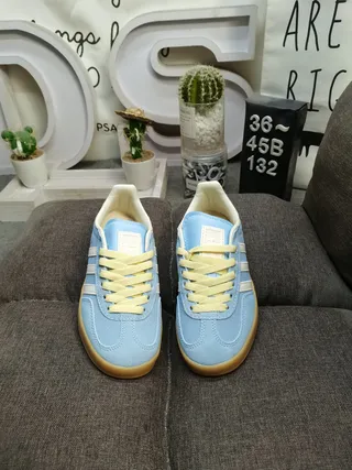 Adidas Samba OG Tênis Lifestyle Camurça Azul Claro 10