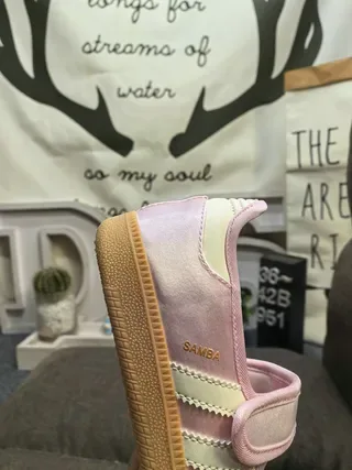 Adidas Samba OG rosa y menta zapatillas lifestyle 3