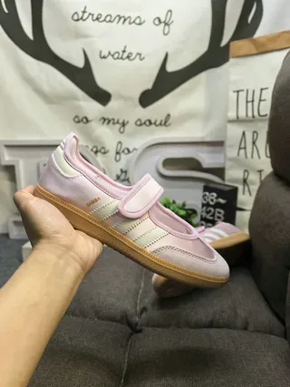 Adidas Samba OG rosa y menta zapatillas lifestyle 5