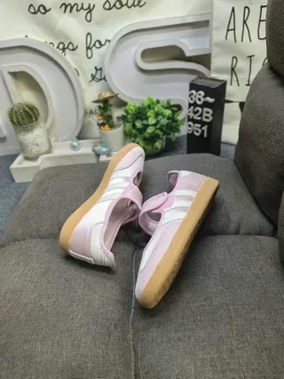 Adidas Samba OG rosa y menta zapatillas lifestyle 6