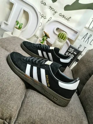 Adidas Spezial Tênis Lifestyle de Camurça Preto e Branco 7