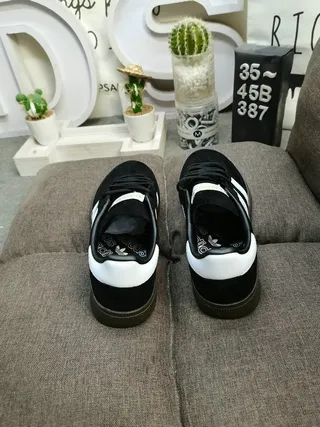 Adidas Spezial Tênis Lifestyle de Camurça Preto e Branco 8