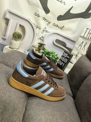 Adidas Spezial Zapatillas Lifestyle de Ante Marrón y Azul Claro 9