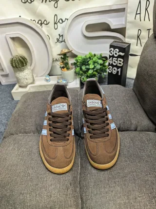 Adidas Spezial Zapatillas Lifestyle de Ante Marrón y Azul Claro 10