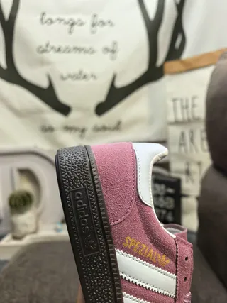 Adidas Spezial डस्टि पिंक सूड लाइफस्टाइल स्नीकर 3