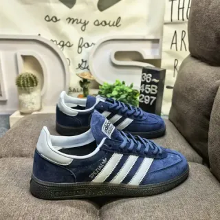 Adidas Spezial Navy and White Suede Lifestyle Sneakers