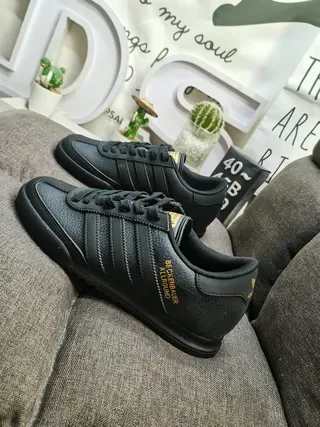 Adidas Spezial White Black Gold Lifestyle Sneakers 7