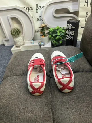 Adidas Spezial Tênis Lifestyle Branco Vermelho Sem Cadarço Fechamento Com Alça Three Stripes 8