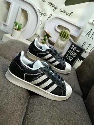 Adidas Superstar Beige et Blanc Sneakers Lifestyle 9