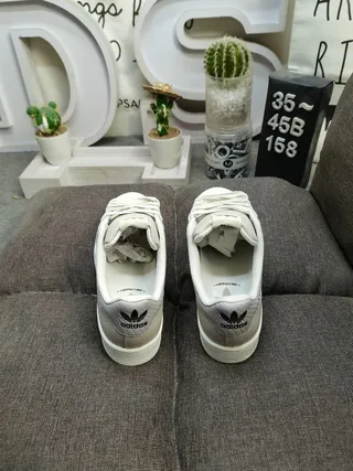 Adidas Superstar हल्का भूरा चमड़े का लाइफस्टाइल स्नीकर 8