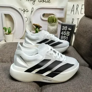 أديداس أبيض أسود silhouette streamlined شفاف كعب overlay lifestyle sneakers