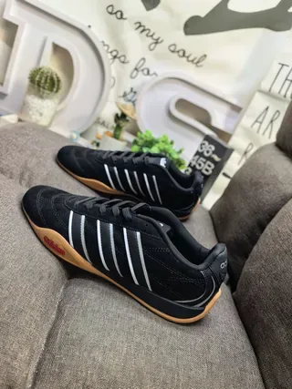 Adidas Chaussures Lifestyle Blanc et Vert Haut Matelassé Trois Rayures 17