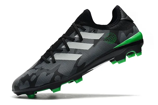 Adidas X Speedflow Camo Black Green Firm-Ground 足球鞋 3