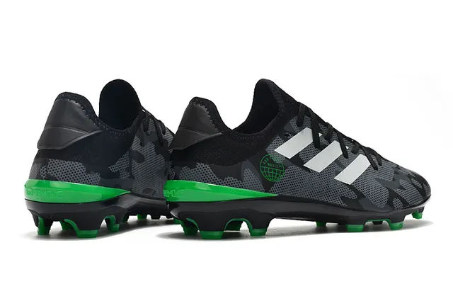 Adidas X Speedflow Camo Black Green Firm-Ground 足球鞋 5