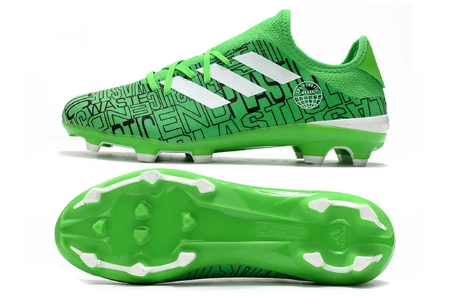 Adidas X Speedflow Camo Black Green Firm-Ground 足球鞋 13