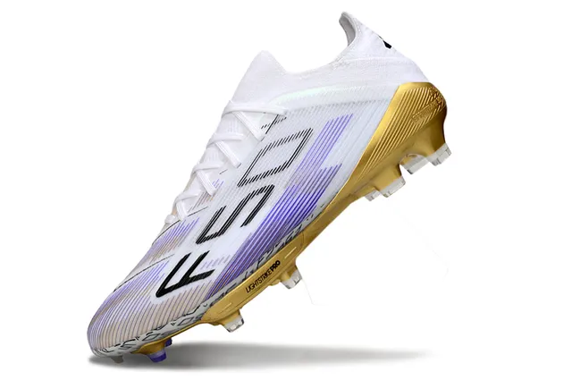 Adidas X Speedflow 白金紫 硬地足球鞋 3