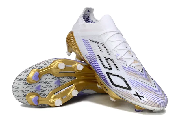 Adidas X Speedflow 白金紫 硬地足球鞋 4