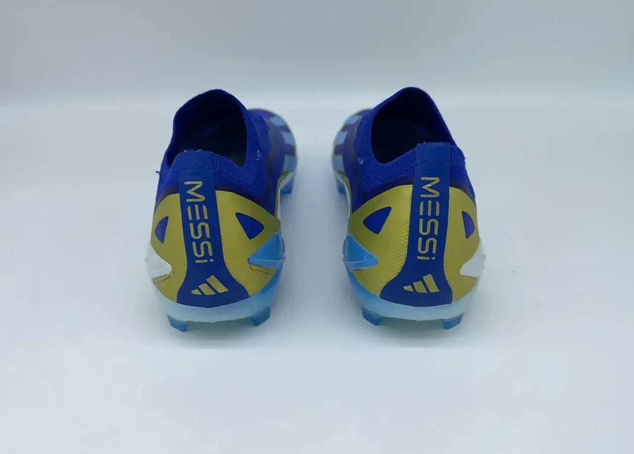 Adidas X Speedportal Blue White Gold Firm-Ground Soccer Shoes 3