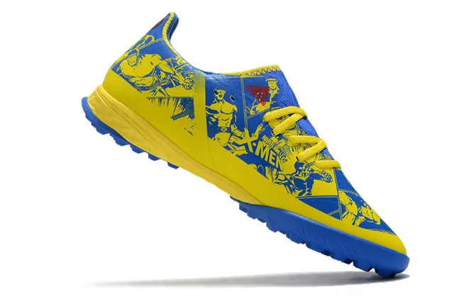 Adidas X Amarelo Preto Baixo Corte Upper Sintético Gradiente Overlay Malla Sapatos de Futebol Turf 9