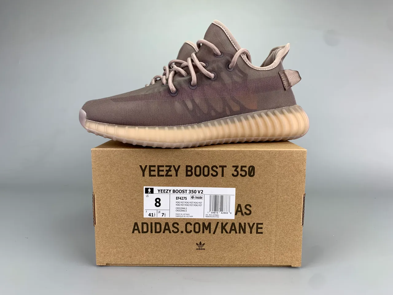 Adidas Yeezy Boost 350 Taupe Knit Chaussures Lifestyle 2