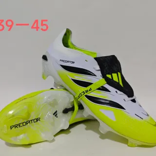 Adidas Chaussures de football Jaune Noir Sans lacets Fermeture par brides Upper gradient fluorescent Sol ferme