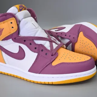 Air Jordan 1 Purple Orange White বাস্কেটবল জুতো