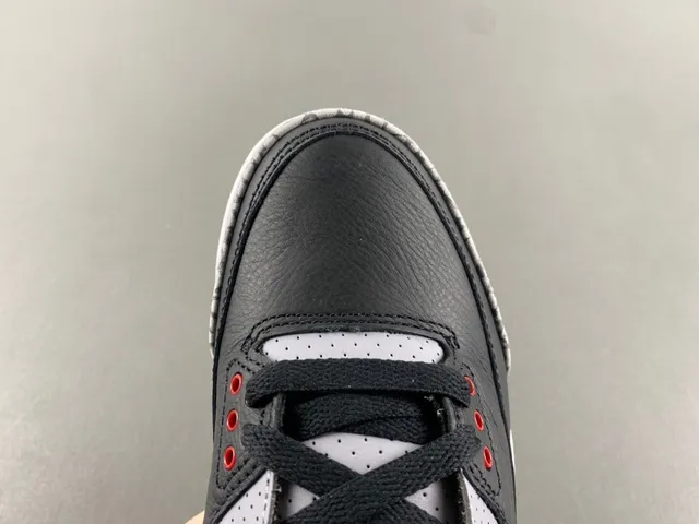 Zapatillas de baloncesto Air Jordan 3 Black Cement con estampado de elefante 5
