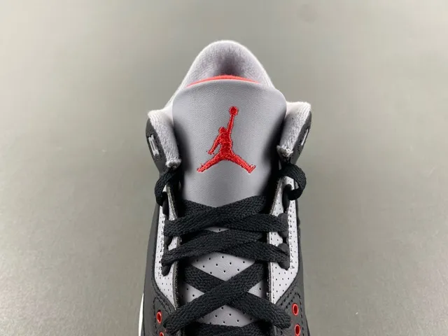 Zapatillas de baloncesto Air Jordan 3 Black Cement con estampado de elefante 6