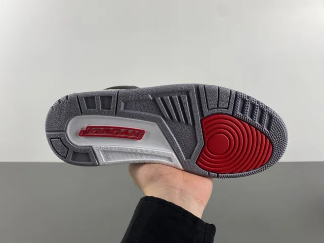 Zapatillas de baloncesto Air Jordan 3 Black Cement con estampado de elefante 7