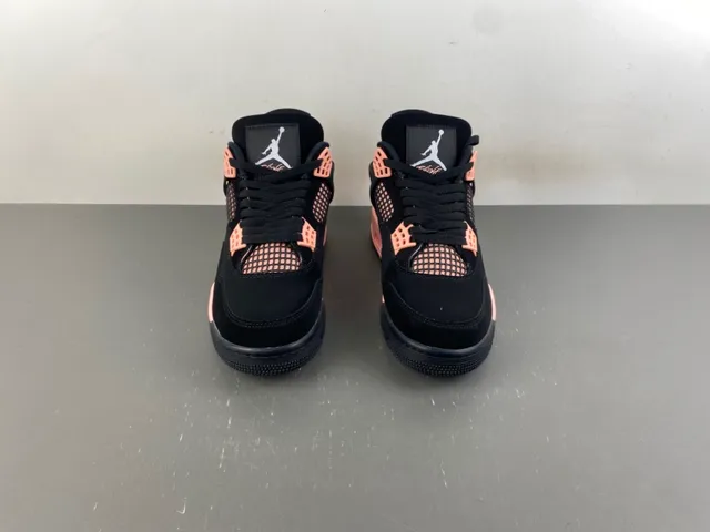Air Jordan 4 Black Rose Gold Basketball Shoes 11