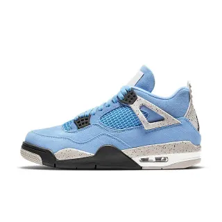 Air Jordan 4 हल्के नीले चित्तीदार सीमेंट बास्केटबॉल जूते