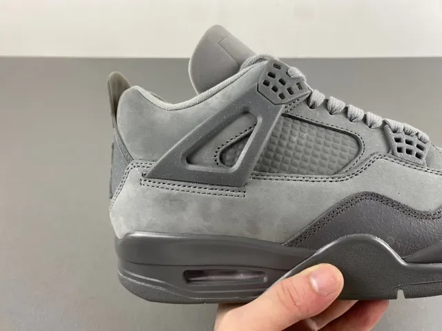 Air Jordan 4 Monocromático Gris Zapatillas de Baloncesto 3