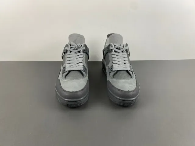 Air Jordan 4 Monocromático Gris Zapatillas de Baloncesto 11