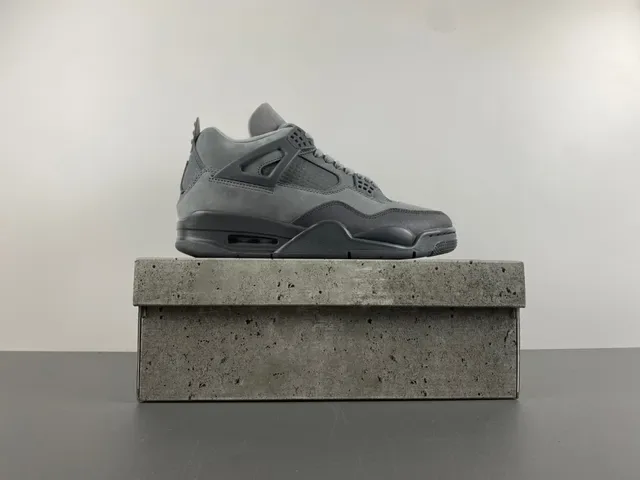 Air Jordan 4 Monocromático Gris Zapatillas de Baloncesto 15